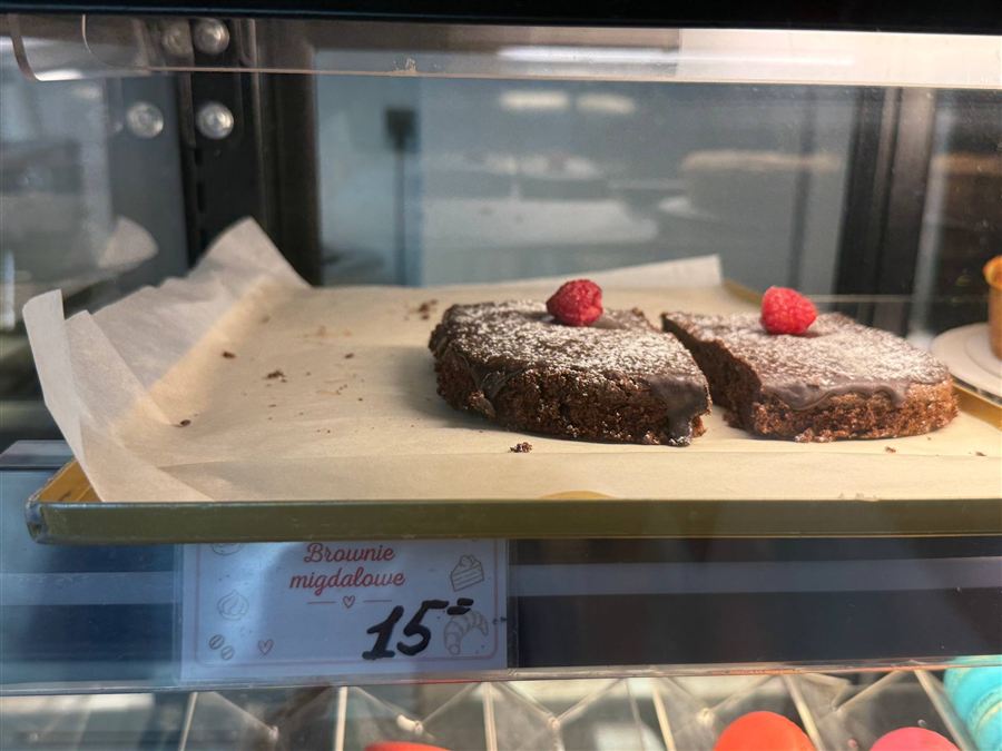 Brownie migdałowe