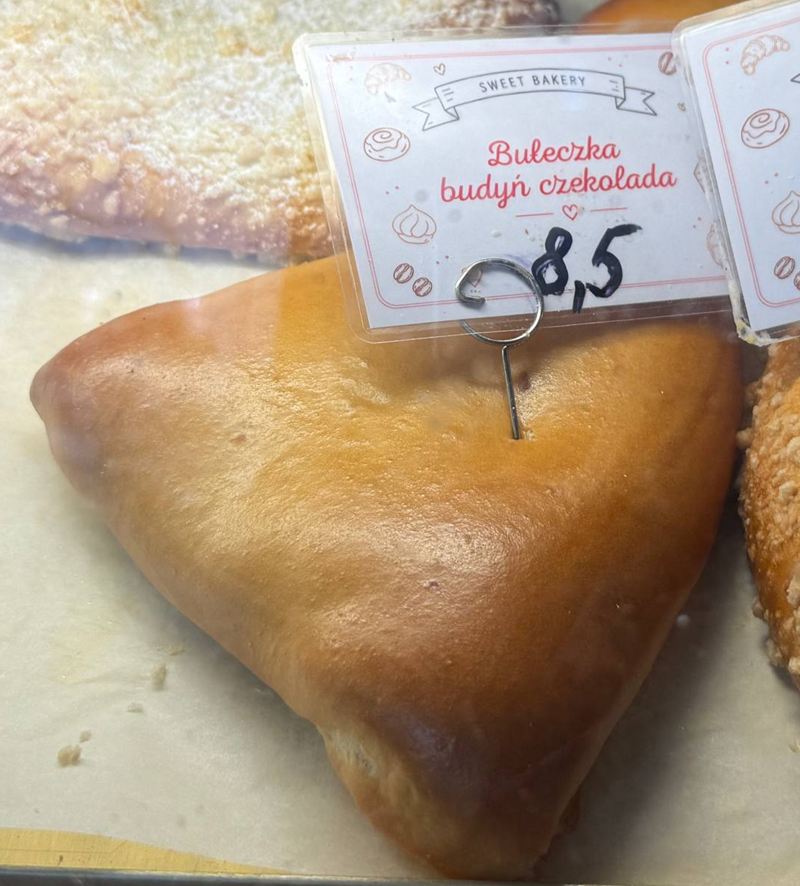 Bułeczka budyń czekolada