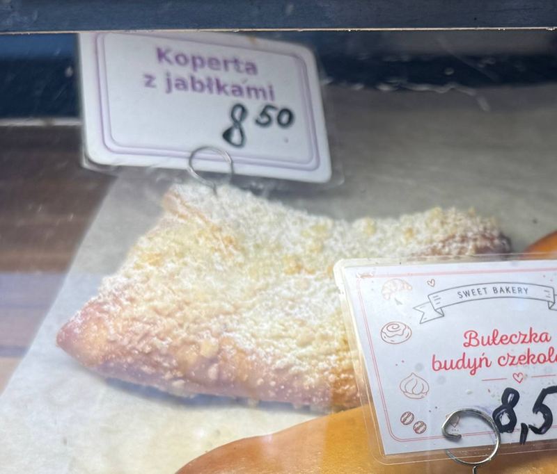 Koperta z jabłkami