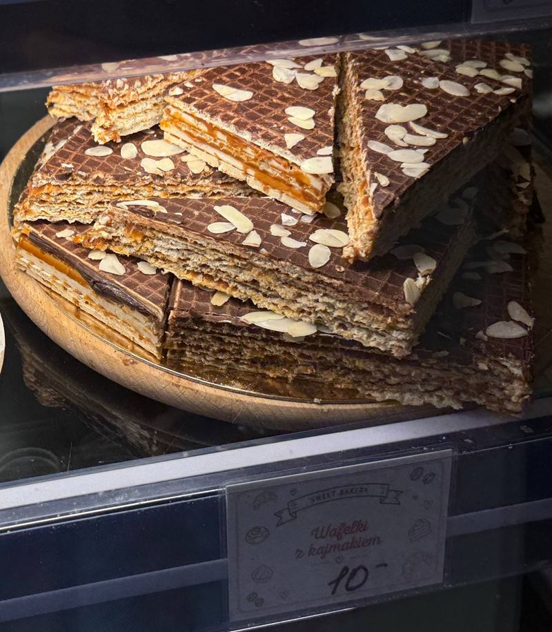 Wafelki z kajmakiem